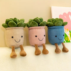 Potted Succulent Plush Toy Soft Gift