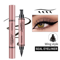 2-In-1 Waterproof Eyeliner Stamp Pencil