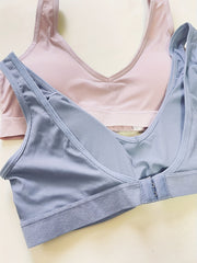 2pcs Seamless Wireless Comfort Bras Women's Lingerie
