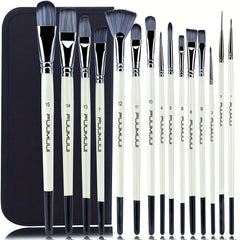 15pcs Paint Brushes Acrylic Watercolor Gouache Christmas Halloween