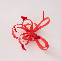Faux Feather Head Piece With Duck Billed Clip Side Clip Hair Accessories