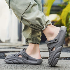 Men's Lightweight Comfy Clogs Hollow Out Non Slip Garden Shoes