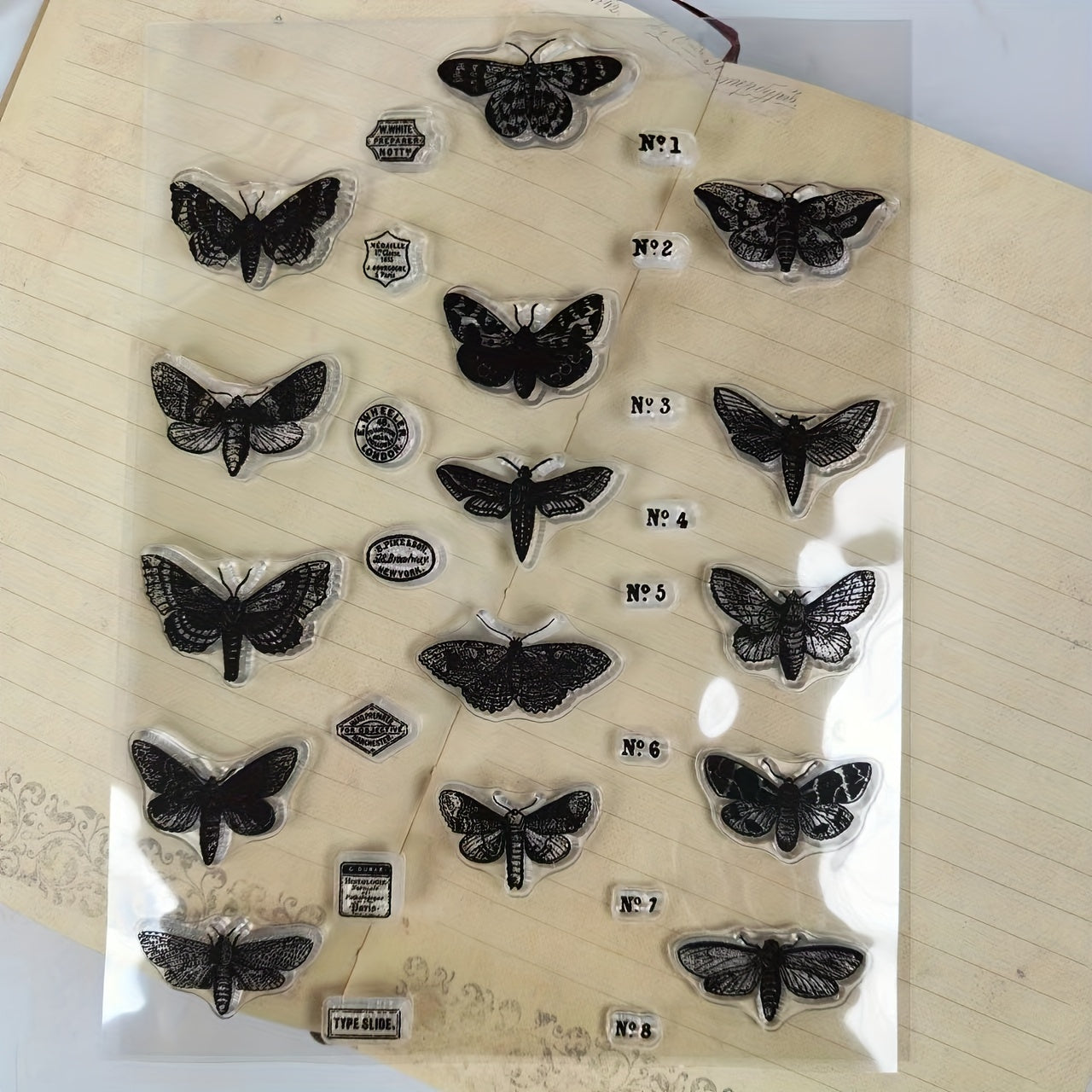 Butterfly Clear Stamps Scrapbooking Decor DIY Greeting Card