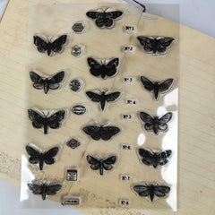 Butterfly Clear Stamps Scrapbooking Decor DIY Greeting Card