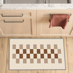 Checkerboard Area Rug Long Hallway Kitchen Mat Bath Mat