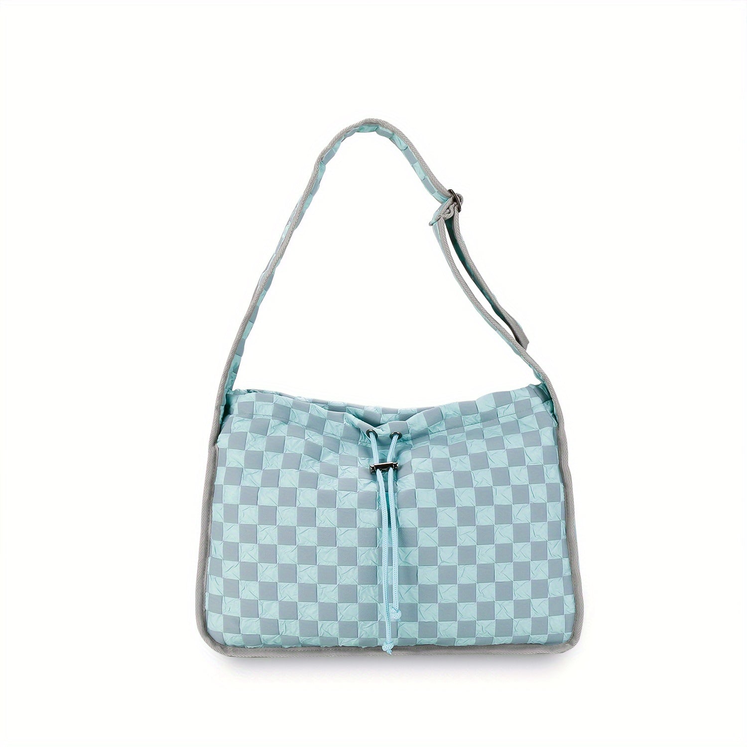 Waterproof Nylon Diaper Bag Plaid Large Capacity Mommy Bag