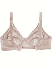 Wireless Full Cover Lace Plus Size Bra