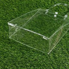 10pcs Transparent PVC Tote Bags - Wedding Christmas Birth Gift Packaging