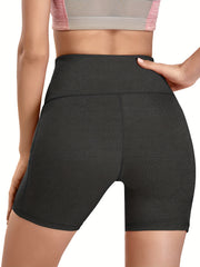 Women Yoga Shorts High Waist Tummy Control Workout Compression Biker Short