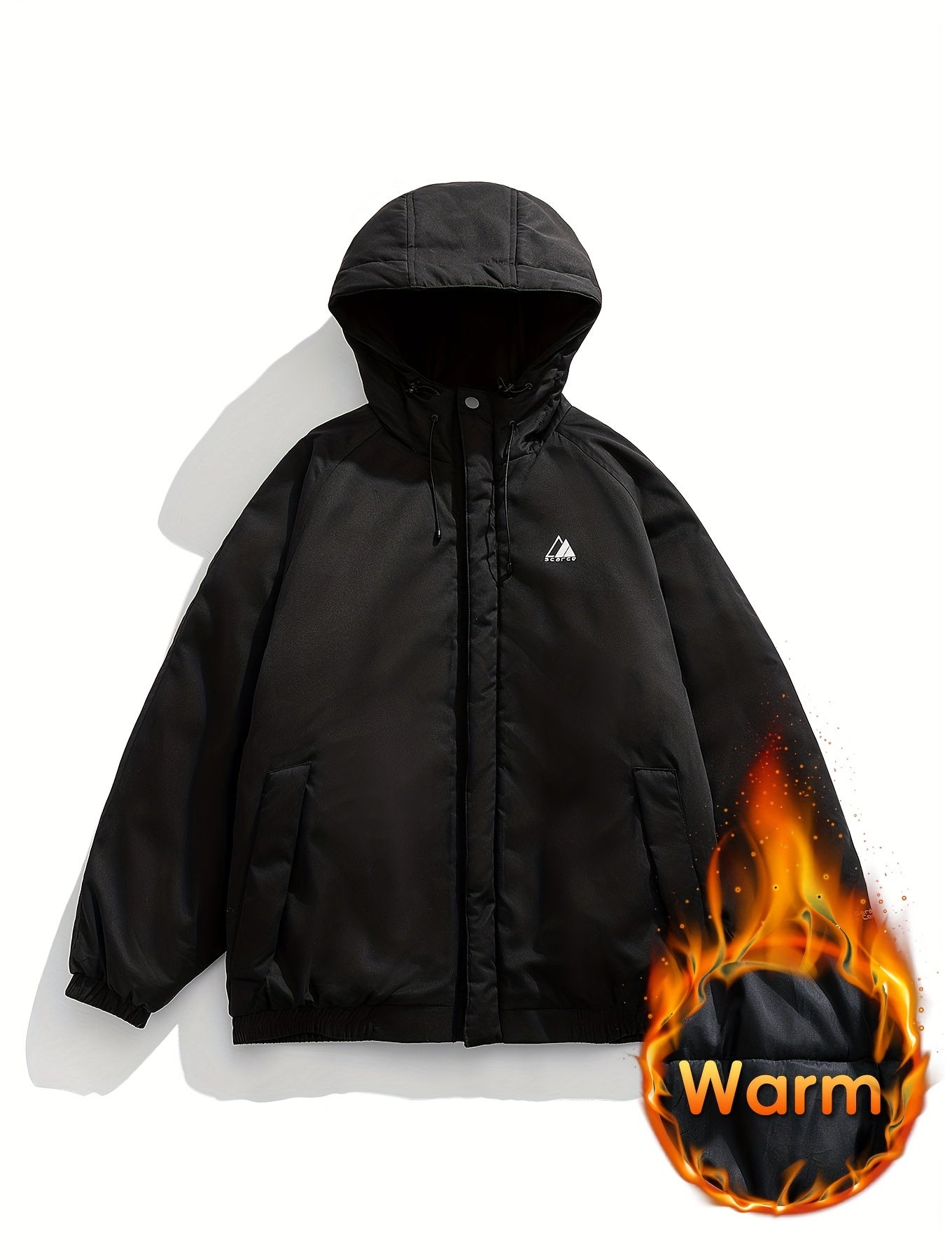Windproof Thick Sports Jacket Hiking Hooded Jacket For Women