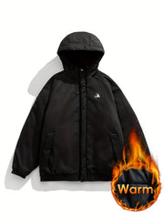Windproof Thick Sports Jacket Hiking Hooded Jacket For Women