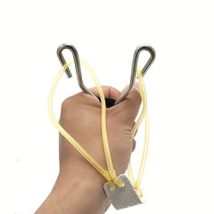 2pcs Stainless Steel Slingshot Outdoor Toys for Outdoor Entertainment