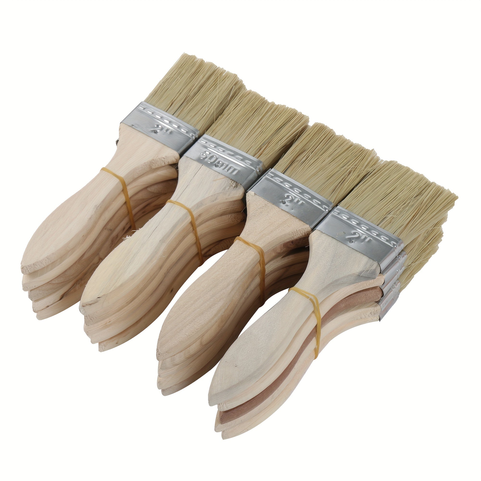 20pcs Thin Handle Paint Brushes Water Based Painting
