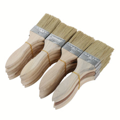 20pcs Thin Handle Paint Brushes Water Based Painting