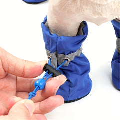 Waterproof Pet Dog Rainshoes for Small Dogs Soft Sole Feet Covers