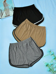 Soft & Comfy Elastic Waistband Shorts Women's Sleepwear