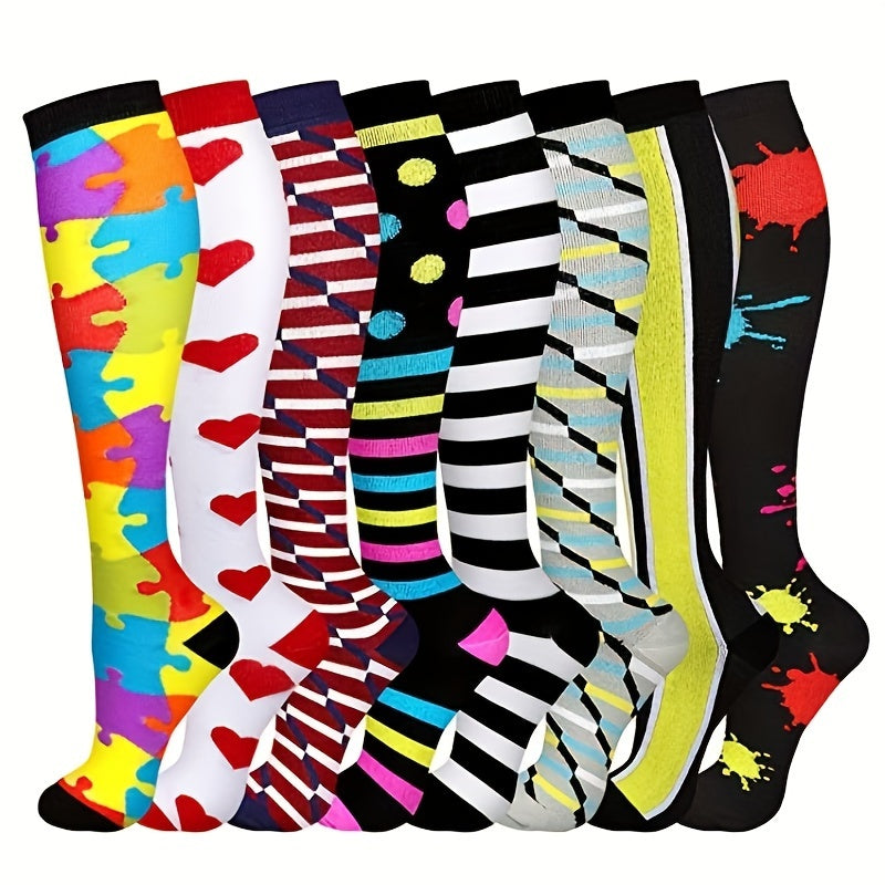 Men's Compression Sport Socks Sweat Absorbing Nylon Blend Socks