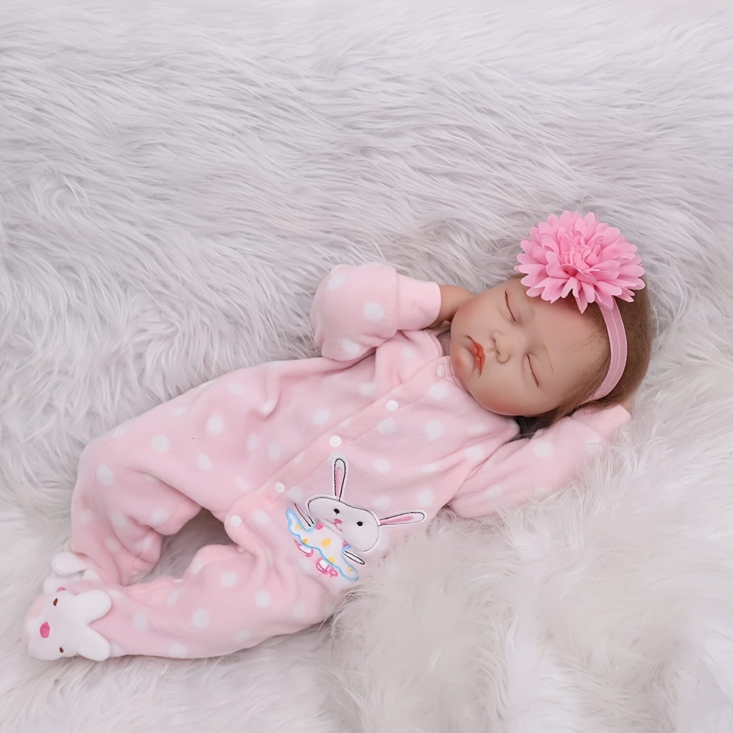22 Inch Reborn Baby Doll Newborn Girl With Realistic Veins Vinyl