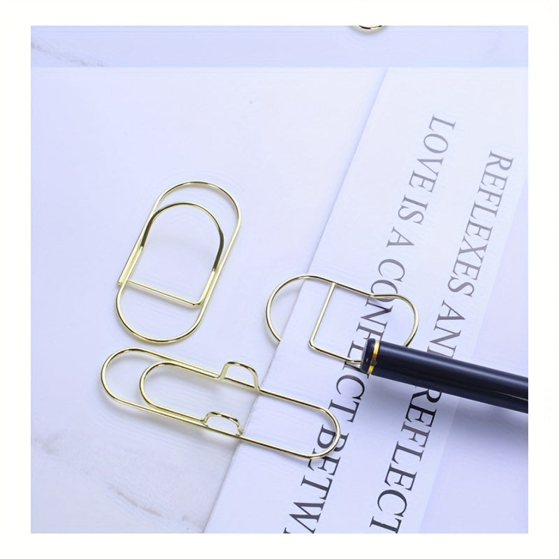 2pcs Metal Pen Clips Paperclip Pen Clip Holders For Notebooks
