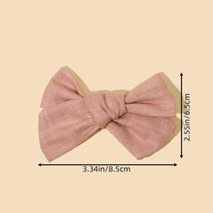 5pcs Colored Butterfly Bow Hair Clip for Baby Girls