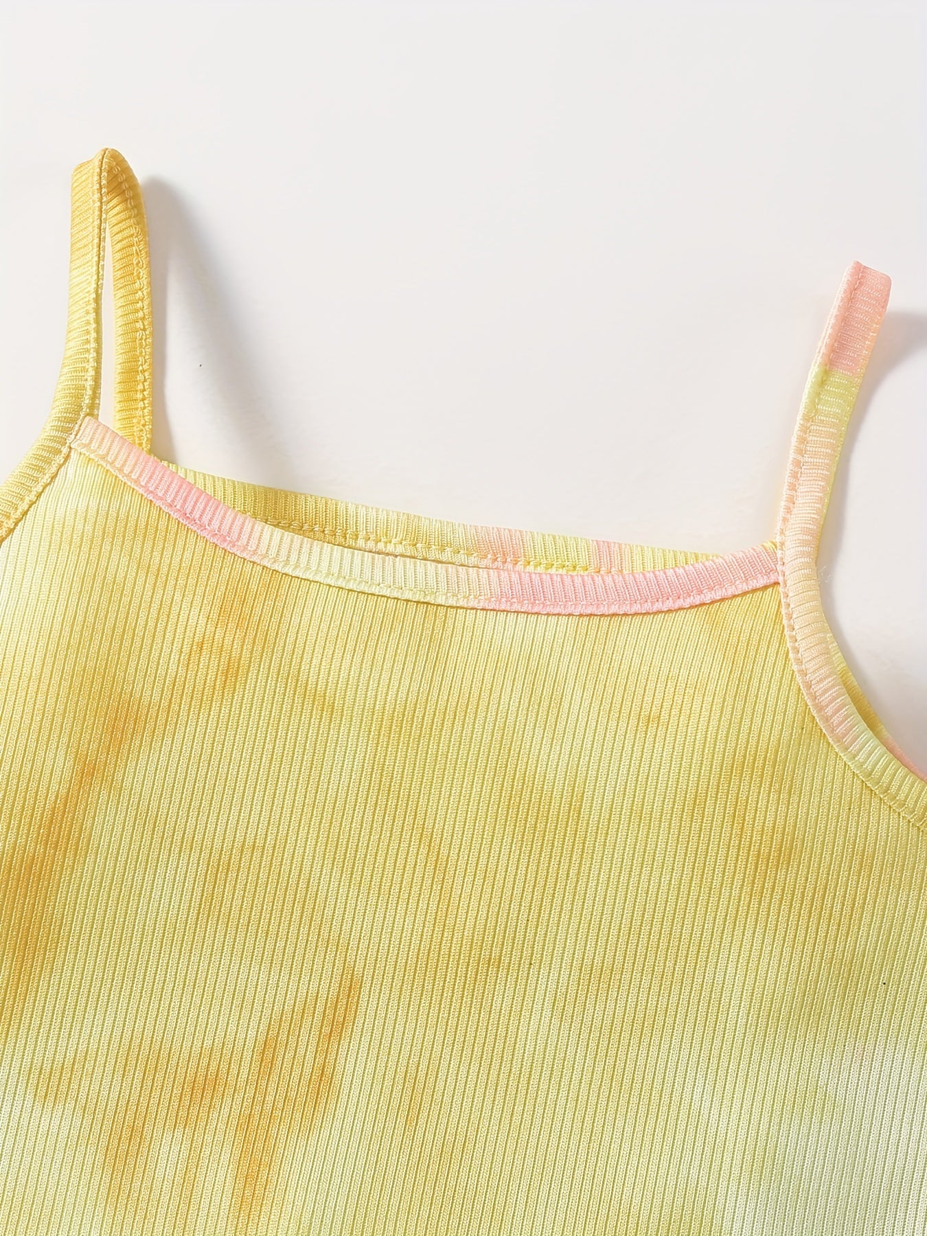 Girls Camisole & Shorts Set Gradient Casual Summer Kids Clothes