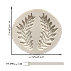 Wheat Ear Silicone Mold for Clay Crafts