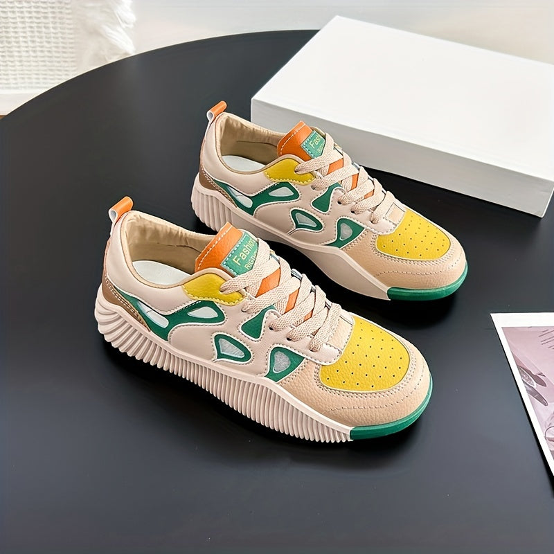 Women's Hollow Out Sneakers Casual Lace Up Shoes Comfortable Low Top Shoes