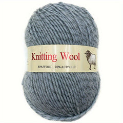 5pcs AB Dyed Wool Thread Australian Wool 80 Anti-pilling Fiber 20