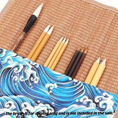 Bamboo Curtain Pen Storage Bag