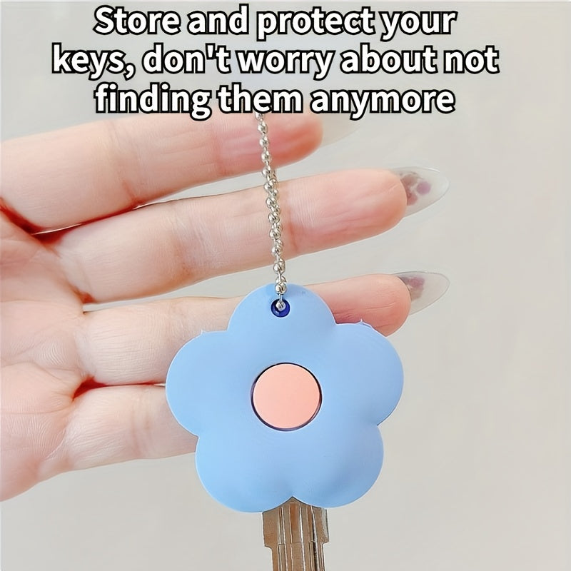 Flower Key Case Anti-theft Portable Keychain