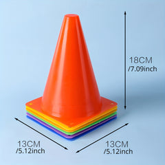 5pcs Durable Sports Marker Cones - Football Training Agility Roller Skating