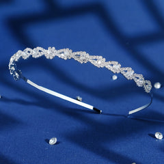 Rhinestone Silvery Hairband Headband Princess Tiara Wedding Birthday Cosplay