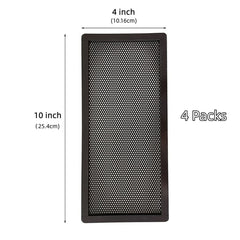 4pcs Magnetic Air Vent Filters for Wall Ceiling Floor Vents