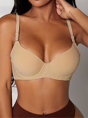 Seamless Underwire Push Up Bra for Women