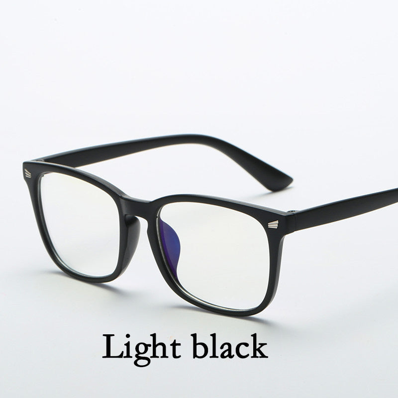 Transparent Computer Glasses Big Frame Anti Light Protective Glasses