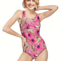 Mom & Daughter Floral One Piece Swimsuit - Family Matching Outfits