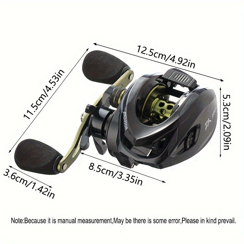 Sealed Drag System Fishing Reel Long Shot Casting Reel Baitcasting Reel