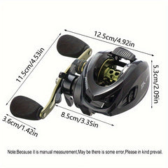 Sealed Drag System Fishing Reel Long Shot Casting Reel Baitcasting Reel
