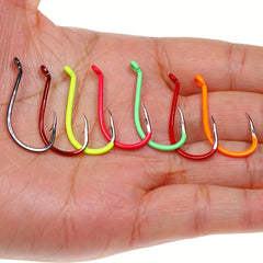 20pcs High Carbon Steel Octopus Fishing Hooks Size 10 10 0