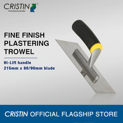1pc Fine Finish Plastering Trowel Hi Lift Handle Blade 215mm X 80 90mm
