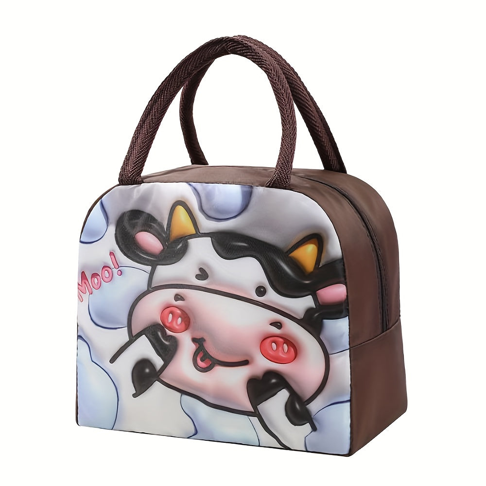 Cartoon Lunch Bag Insulated Portable Bag For Outing