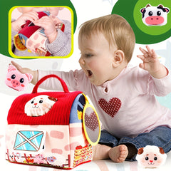7pcs Teenage Toy Set with Farm Animals and Mirror Balls