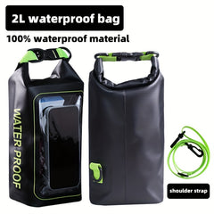 Waterproof Touch Screen Bucket Bag for Water Sports - Portable & Versatile