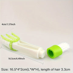 Car Detailing Cleaning Brush Mini Duster with Removable Cloth Cover