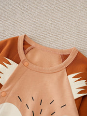 Fox Dress Up Costume Baby Raglan Sleeve Bodysuit