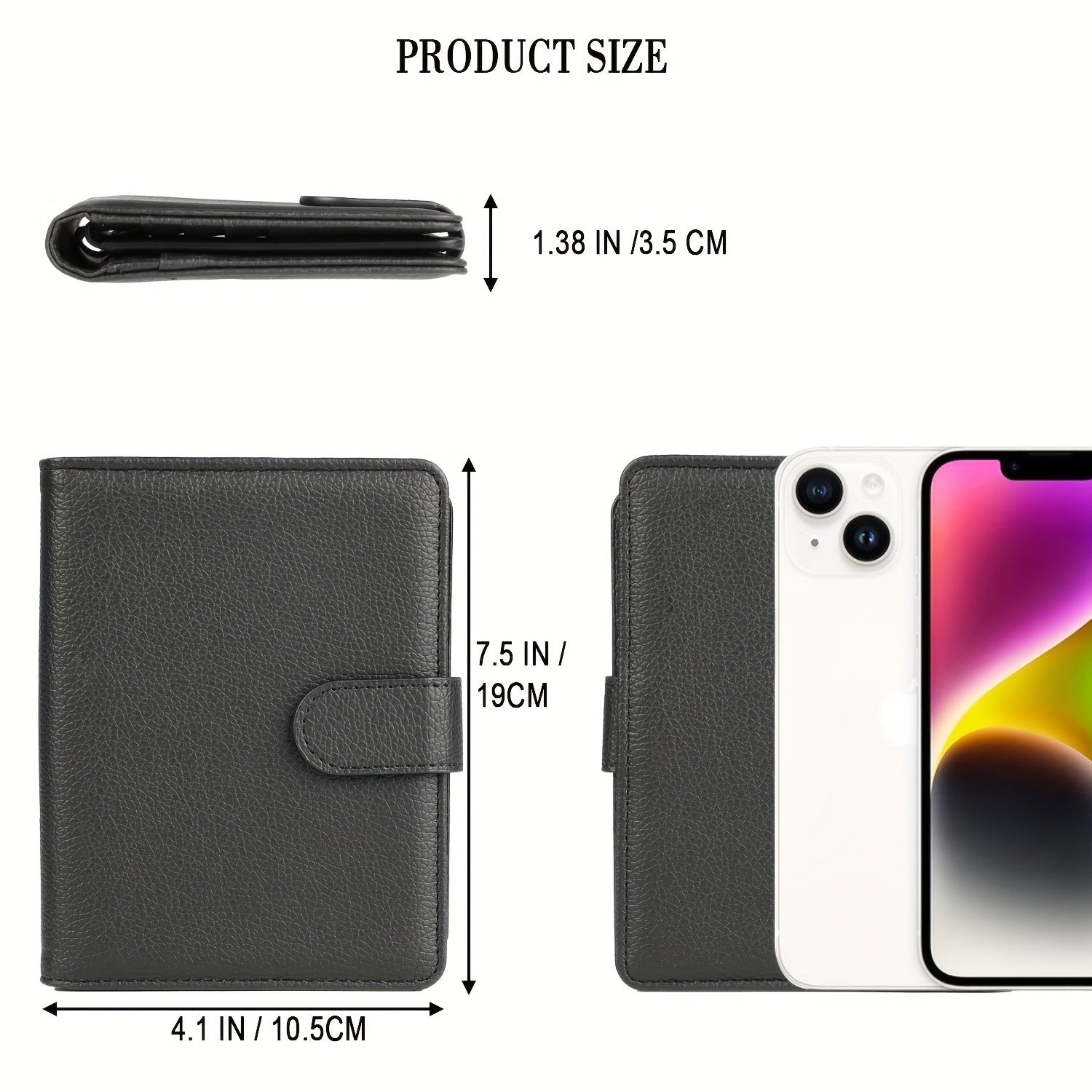 RFID Blocking Buckle Passport Holder Business Boarding Travel Passport Holder