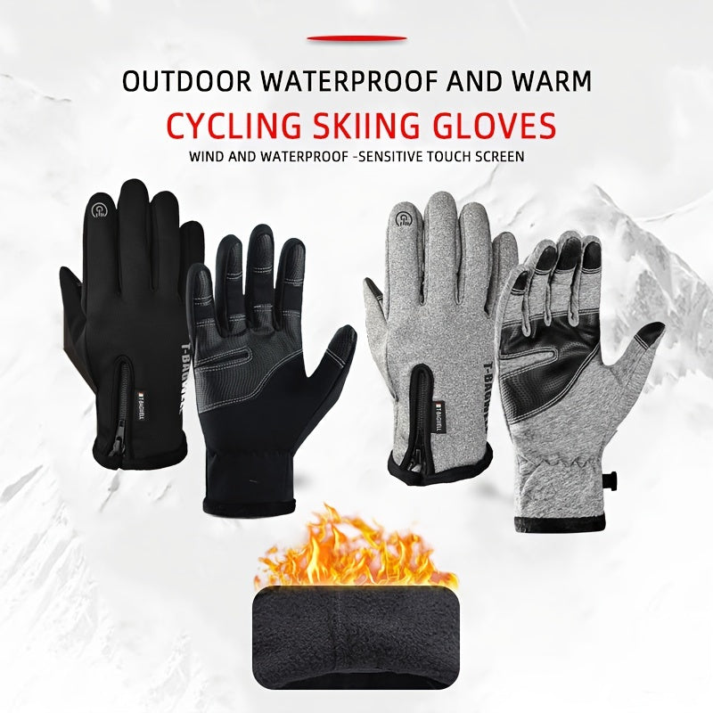 Winter Waterproof Gloves Touch Screen Warm Gloves for Outdoor Activities