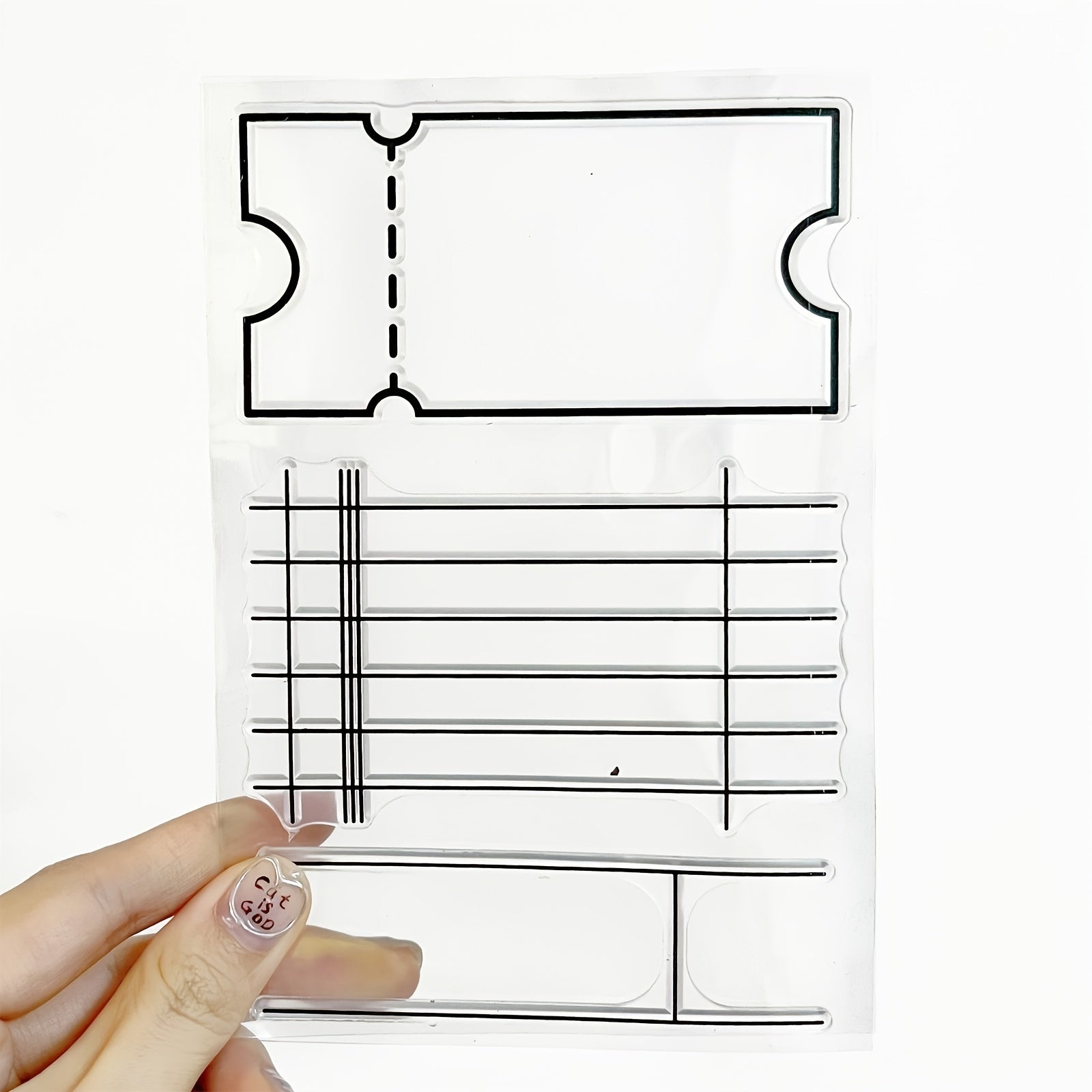 Transparent Background Printing & Stamping Stamp