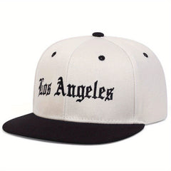 LOS ANGLES Embroidery Baseball Cap Gothic Stylish Unisex Snapback Hats Sunscreen