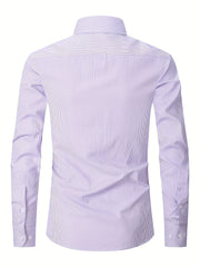 Men's Classic Button Up Shirt for Business Occasion